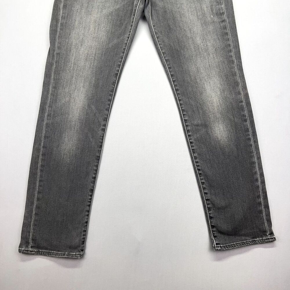 Levi's Premium‎ 511 Slim Fit Jeans Stretch Gray/Black Men's Tag Size 29x30 Fade - Picture 3 of 16